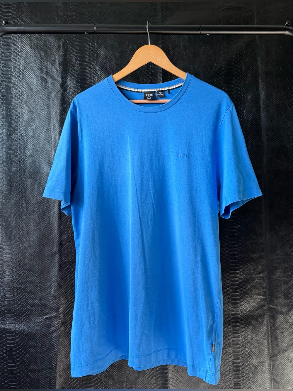 BOSS Hugo Boss Crewneck short sleeve T-shirt Size Men’s XXL solid logo Blue